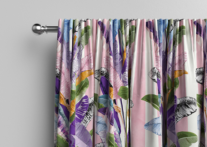 Palm Springs, Pink Stripe - Made To Measure Curtains - Image 10